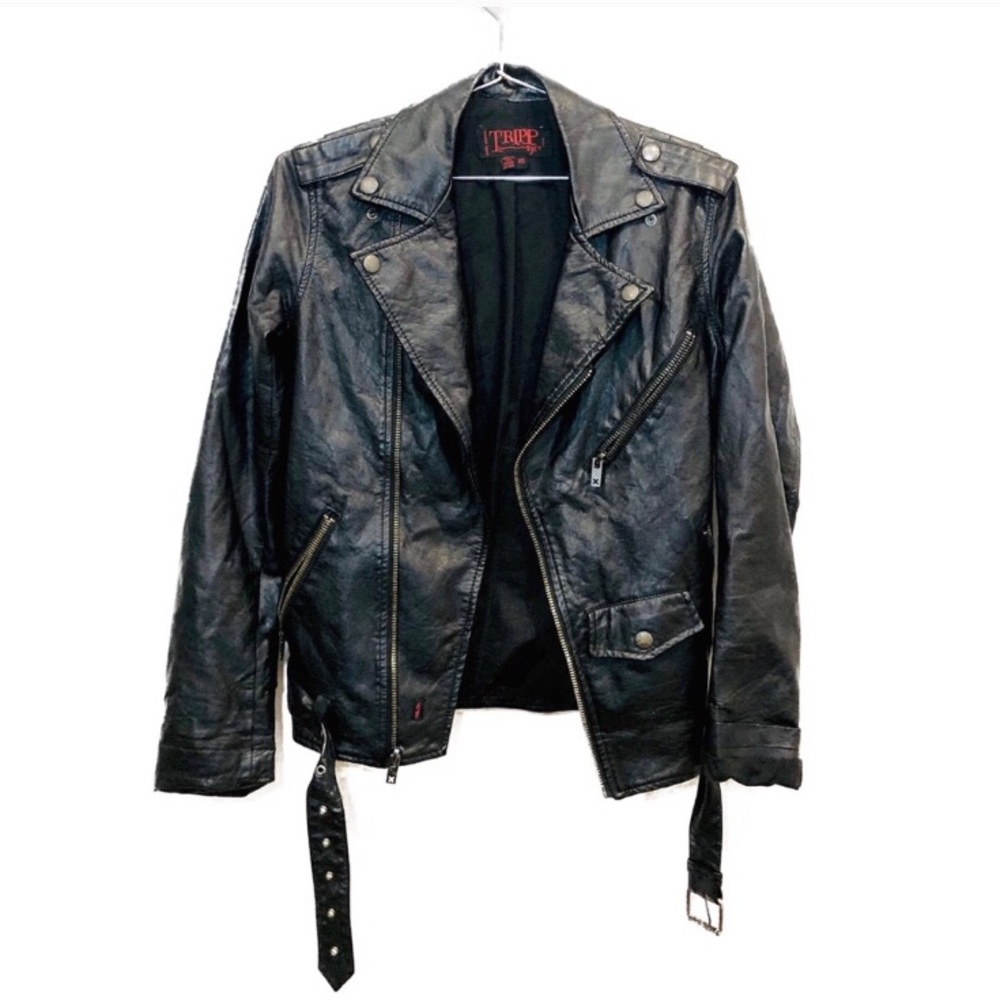 [TRIPP NYC] Classic Moto / Biker Jacket | XS